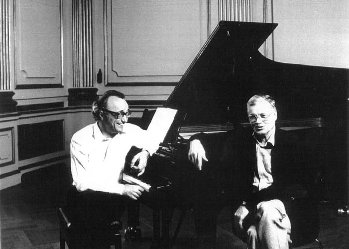 With Dietrich Fischer-Dieskau